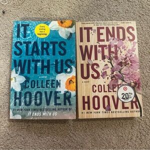 Colleen Hoover Book Set – It Ends With Us & It Starts With Us (Paperback Bundle)